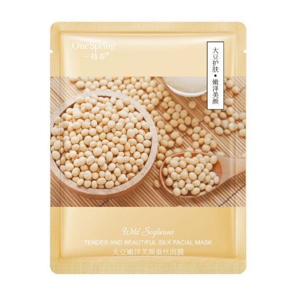 One Spring Wild Soybeans Tender And Beautiful Silk Facial Mask, 30g